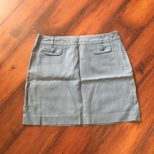 Banana Republic Blue Linen Skirt